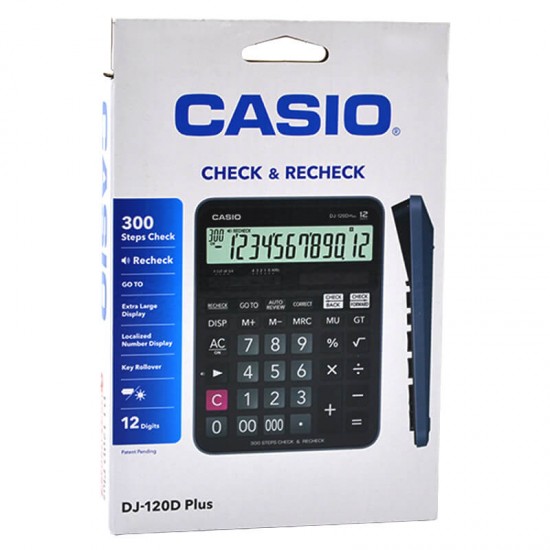 CASIO DJ-120  D PLUS HESAP MAKİNASI 12 HANE