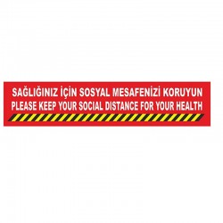 EKSTRAFİX 16X70CM UYARI STİCKER -4