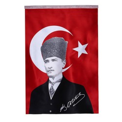 İNTER B-041 ATATÜRKLÜ BAYRAK 100X150