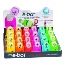 SERVE EBOT24DPMT E-BOT KALEMTRAŞLI SİLGİ METALİK 24LÜ KT