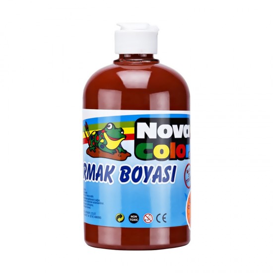 NOVA COLOR NC-376 PARMAK BOYASI 500GR KAHVERENGİ