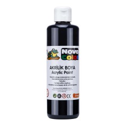 NOVA COLOR NC-3015 AKRİLİK BOYA 250GR SİYAH