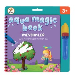 LİNO TFL-1005 AQUA MAGİC BOOK SİHİRLİ BOYAMA MEVSİMLER