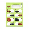 KESKİN 220130-33 CARS DERS PROGRAMLI 3LÜ ETİKET