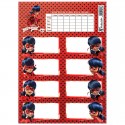 KESKİN 220130-84 LADY BUG DERS PROGRAMLI 3LÜ ETİKET