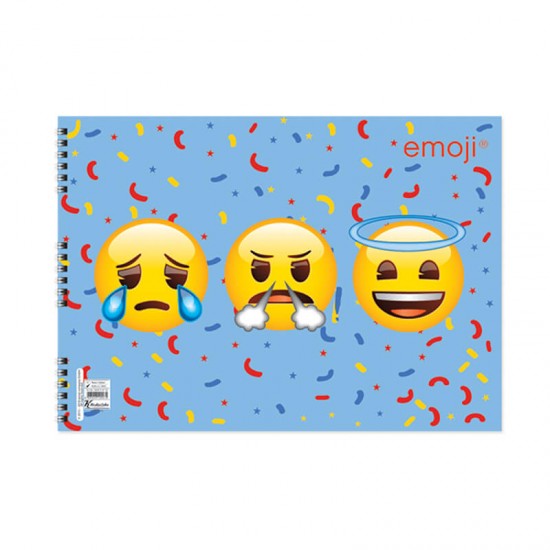 KESKİN 300215-87 25X35 15YP EMOJİ RESİM DEFTERİ