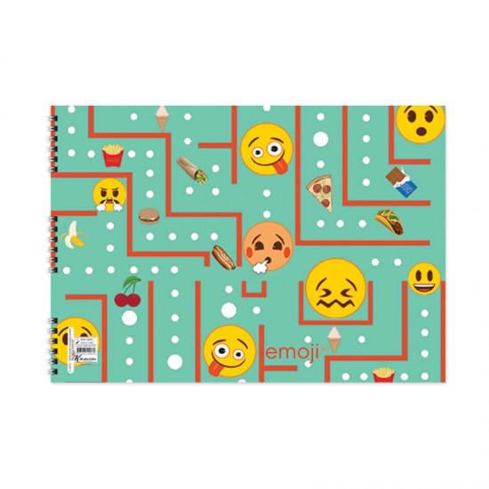 KESKİN 300215-87 25X35 15YP EMOJİ RESİM DEFTERİ