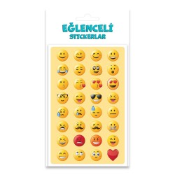 KESKİN 221200 ORTA BOY PUFFY STİCKER-EMOJİ