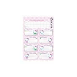 KESKİN 220130-08 HELLO KİTTY DERS PROGRAMLI 3LÜ ETİKET