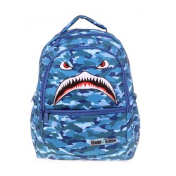 KAUKKO L5123 KIDS&amp;LOVE SIRT ÇANTASI SQUARE SHARK