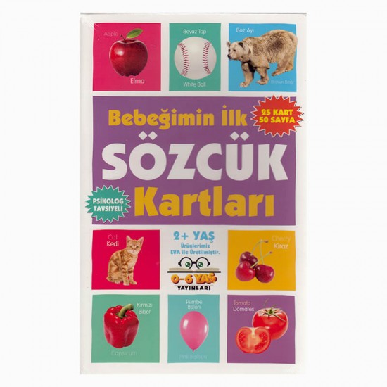 06 YAŞ YAYINLARI / BEBEĞİMİN İLK SÖZCÜK KARTLARI