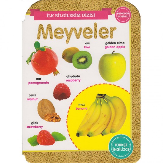 06 YAŞ YAYINLARI / MEYVELER - İLK BİLGİLERİM DİZİSİ