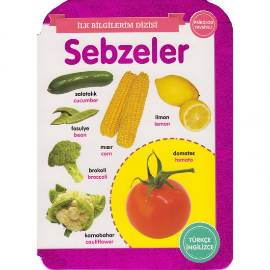 06 YAŞ YAYINLARI / SEBZELER - İLK BİLGİLERİM DİZİSİ