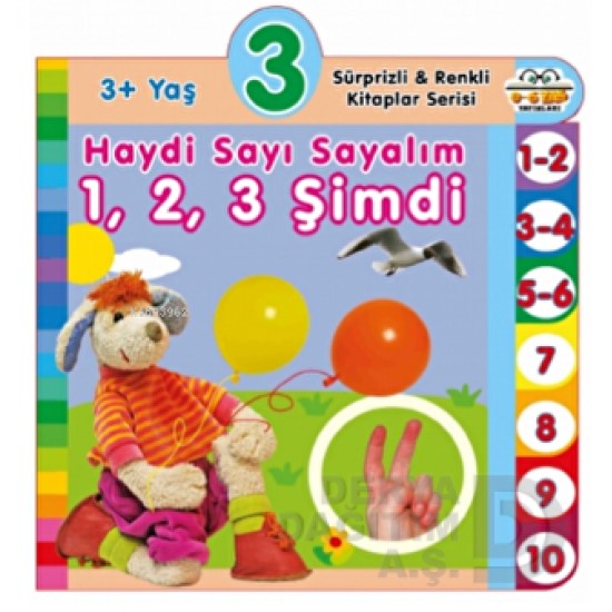 06 YAŞ YAYINLARI / HAYDİ SAYI SAYALIM 1.2.3 - 3+ YAŞ