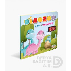 06 YAŞ YAYINLARI / HAREKETLİ KİTAPLAR - DİNOZOR DİNO VE KIZ KARDEŞİ