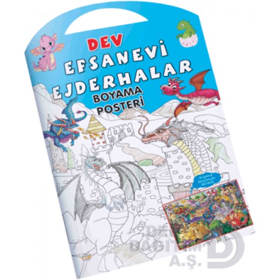 06 YAŞ YAYINLARI / DEV BAYAMA POSTERİ - EFSANEVİ EJDERHALAR
