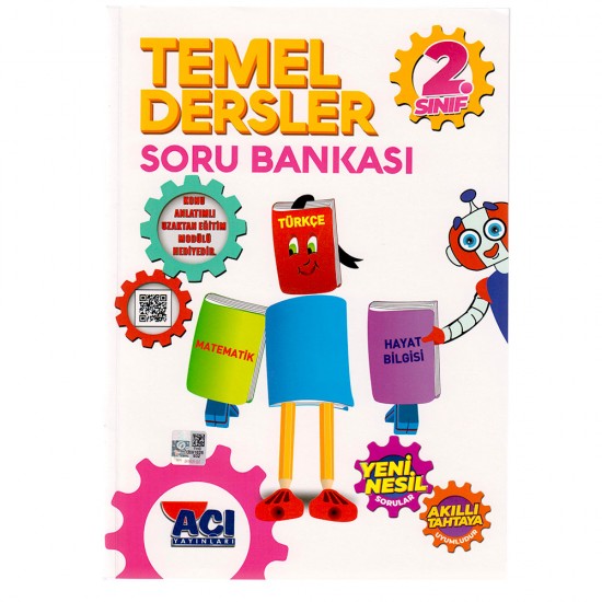 AÇI YAYINLARI /  2.SINIF TEMEL DERSLER(43017 YENİ) SORU BANKASI