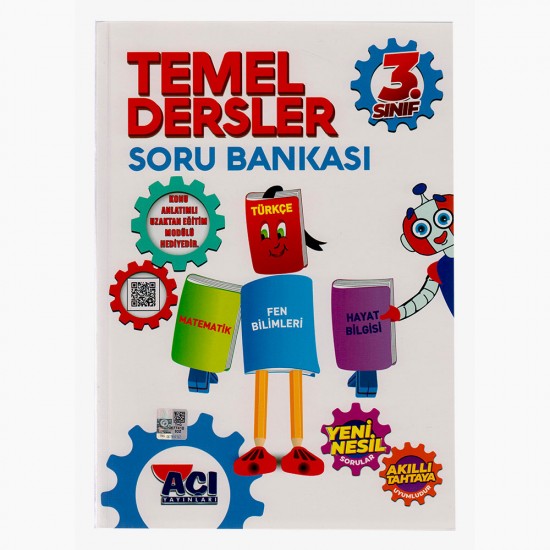 AÇI YAYINLARI /  3.SINIF TEMEL DERSLER (4300) SORU BANKASI(YENİ)