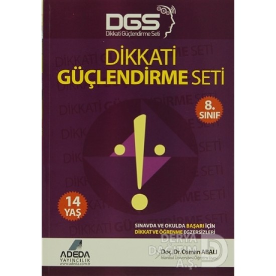 ADEDA /  DİKKAT GÜÇLENDİRME SETİ 14.YAŞ - KUTU