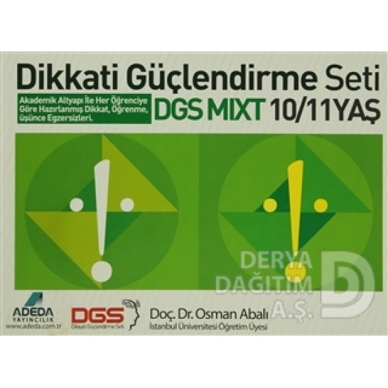 ADEDA /  DİKKAT GÜÇLENDİRME SETİ 10 - 11 YAŞ DGS MIXT