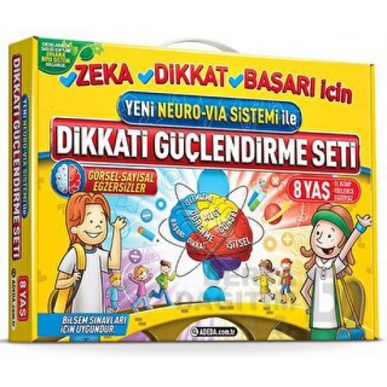 ADEDA /  DİKKAT GÜÇLENDİRME SETİ 8 YAŞ - KUTU