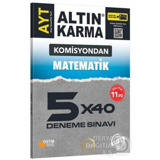 ALTIN KARMA / AYT KOMİSYONDAN MATEMATİK 5X40 DENE