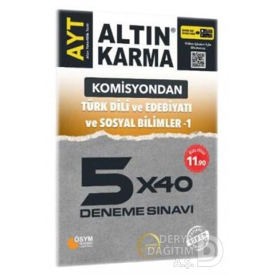ALTIN KARMA / AYT KOMİSYONDAN TÜRK DİLİ 5X40 DENE