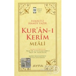 AYFA /  KURANI  KERİM MEALİ-  CEP (METİNSİZ 108)