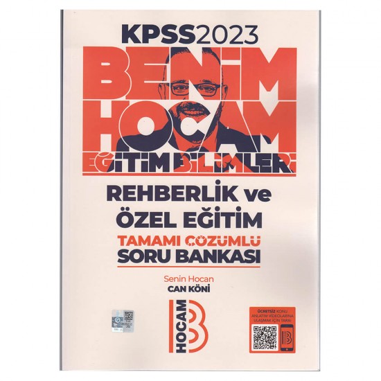 BENİM HOCAM /   KPSS 2023 EĞİ.BİL.REHBELİK VE ÖZEL EĞİ.SORU BANKASI