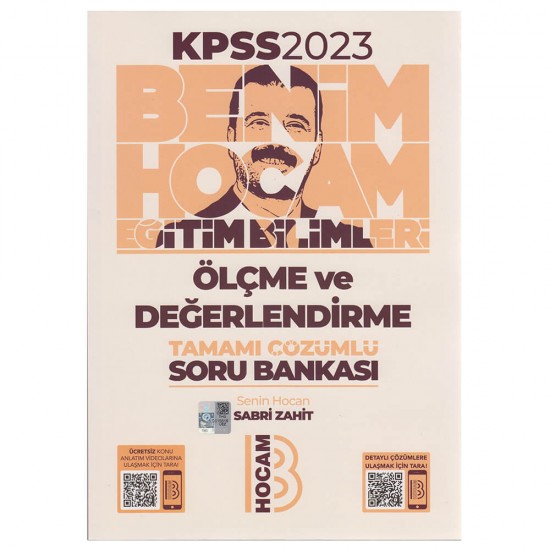 BENİM HOCAM /   KPSS 2023 EĞİ.BİL.ÖÇME VE DEĞ.SORU BANKASI