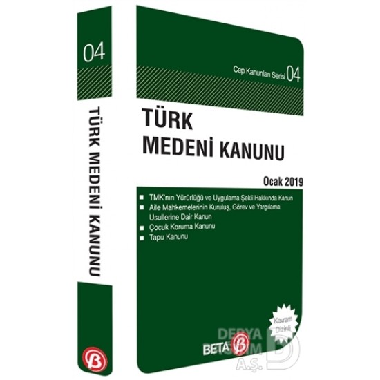 BETA /  TÜRK MEDENİ KANUNU CEP (35382) - 04 EYLÜL 2023
