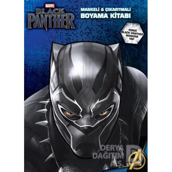 BETA / BLACK PANTHER MASKELİ ÇIKARTMA  BOYAMA