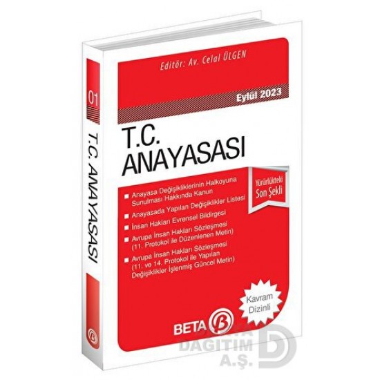 BETA /   T.C. ANAYASASI CEP - 01 (2023 EYLÜL)