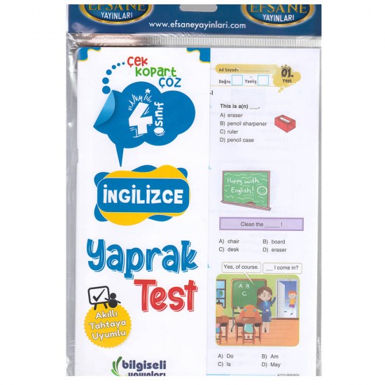 BİLGİSELİ /  4.SINIF İNGİLİZCE YAPRAK TEST