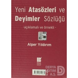 BİLGE KÜLTÜR /  YENİ ATASÖZLERİ VE DEYİMLER SÖZLÜĞÜ (KARTON KAPAK)