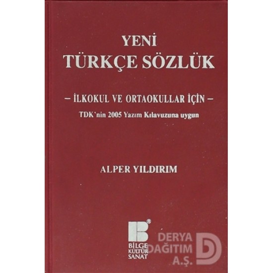 BİLGE KÜLTÜR / TÜRKCE SÖZLÜK (YENİ)