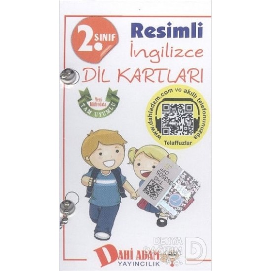 DAHİ ADAM / 2.SINIF RESİMLİ İNGİLİZCE DİL KARTLARI