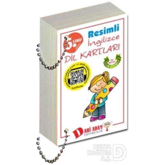 DAHİ ADAM / 5.SINIF RESİMLİ İNGİLİZCE DİL KARTLARI