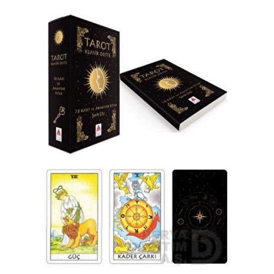 DELTA / TAROT KLASİK DESTE (78 KART VE ANAHTAR KİTAP) KUTU