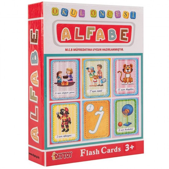 DIYTOY 1178 EĞİTİCİ FLASH CARD BOOK ALFABE