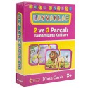 DIYTOY /  EĞİTİCİ FLASH CARD HAYVANLAR 2 VE 3 PARÇA