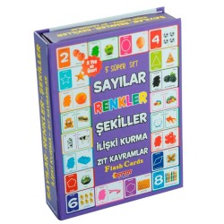 DIYTOY 1413 FLASH CARDS SÜPER SET SAYILAR RENKLER