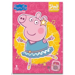 DOĞAN  /  PEPPA PİG - BOYAMA KİTABI SİMLİ ÇIKARTMALI