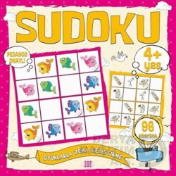 DOKUZ / ÇOCUKLAR İÇİN SUDOKU 4+ YAŞ ÇIKARTMALI