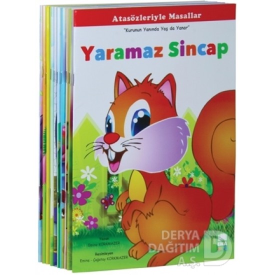 EMA KİTAP / ATASÖZLERİYLE MASALLAR 1-2 SINIFLAR 10 KİTAP TAKIM