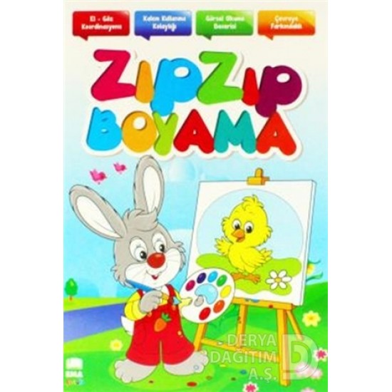 EMA KİTAP / ZIPZIP BOYAMA &amp; BULMACA