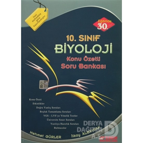 ESEN / 10.SINIF BİYOLOJİ KONU ÖZ.SORU BANKASI