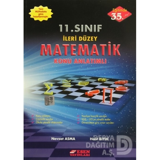 ESEN / 11.SINIF MATEMATİK İLERİ DÜZEY KA 2019