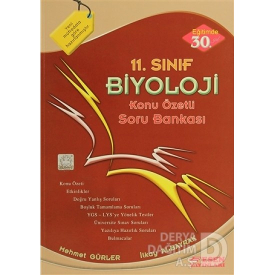 ESEN / 11.SINIF BİYOLOJİ K Ö.- S B 2019