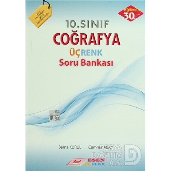 ESEN ÜÇRENK / 10. SINIF COĞRAFYA SORU BANKASI